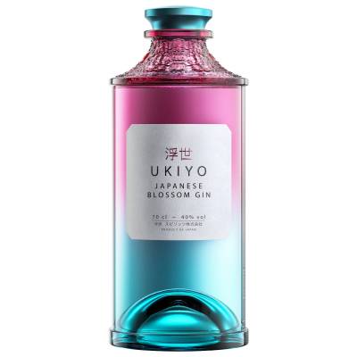 Ukiyo Japanese Blossom Gin 0,7l  40% Vol.