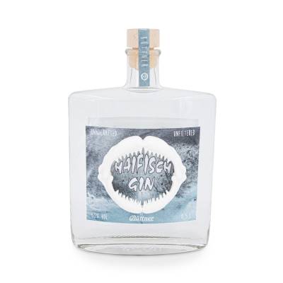 Haifisch Gin Handcrafted Gin in Holzbox 0,5l  53% Vol. - 1