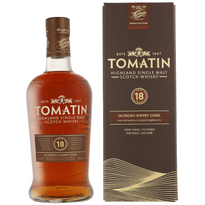 Tomatin 18 Jahre Olorosso Sherry Cask  0,7l  46% Vol.