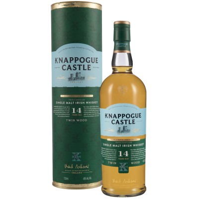 Knappogue Castle 14 Jahre Twin Wood Single Malt Whiskey 0,7l. 46% Vol.
