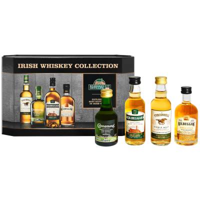 Kilbeggan Irish Whiskey Collection Tasting Set 4* 0,05l 2 * 40%  + 2 * 43% Vol.