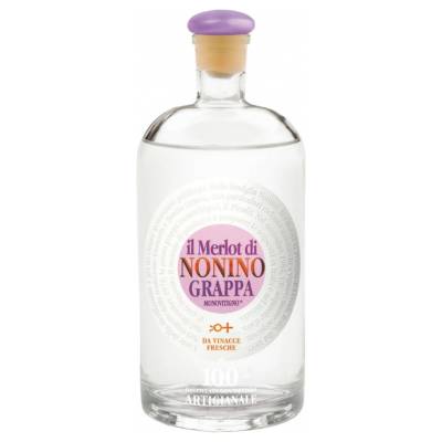 Nonino Grappa di Merlot Monovitigno 0,7l 41% Vol.