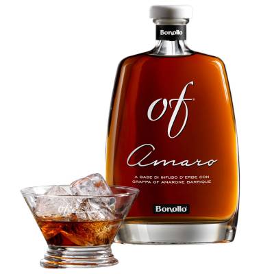 Amaro "OF"  Kräuterlikör  Bonollo  0,7l   30% Vol.