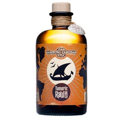 Hamburg-Zanzibar Tumeric Raw London Dry Gin 0,5l 45% Vol.